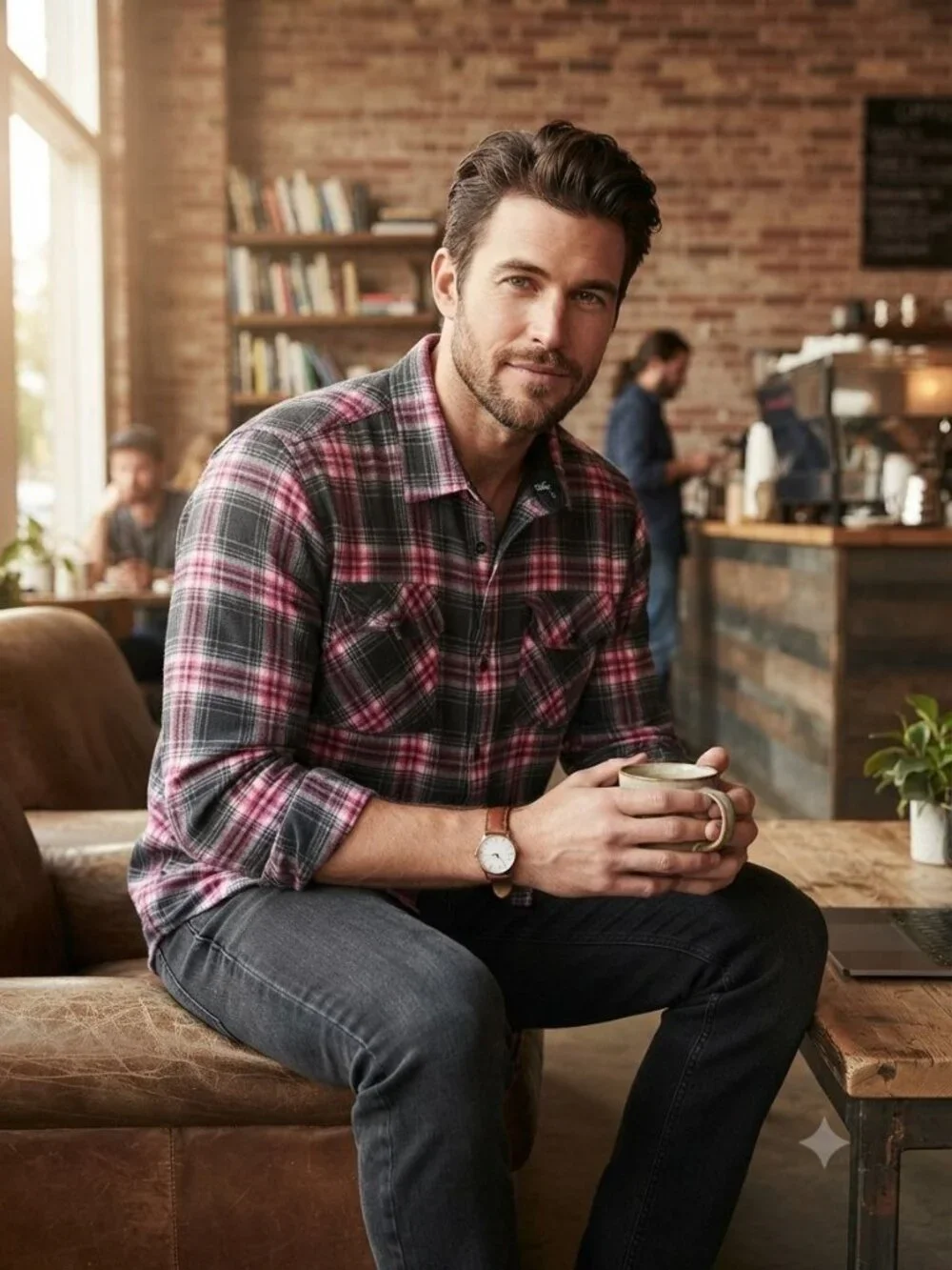 Burnside Flannel Shirt Sustainable Cotton Size XL